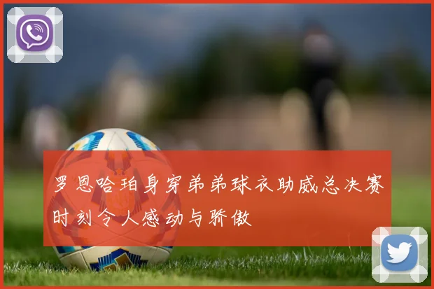 罗恩哈珀身穿弟弟球衣助威总决赛时刻令人感动与骄傲