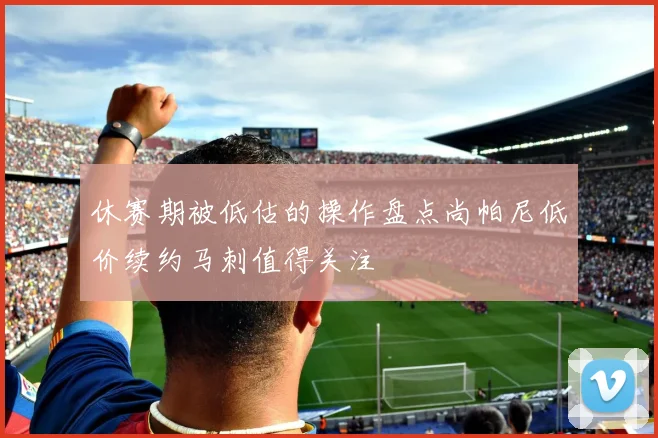 休赛期被低估的操作盘点尚帕尼低价续约马刺值得关注